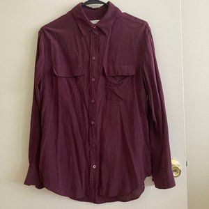 Equipment  Signature Silk Shirt Blouse